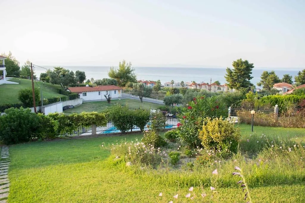 Seaview Villa With Shared Pool In Pefkochori 0*,